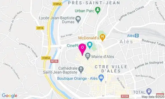 Localisation Ghislaine Molinier