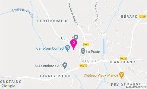 Localisation Juliette Bourdet