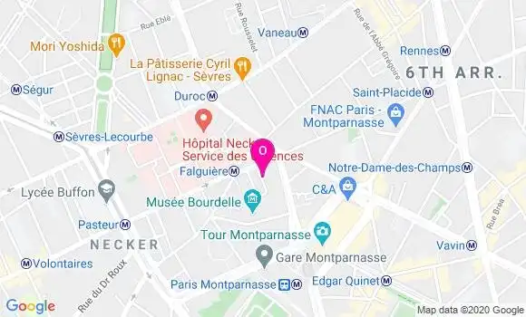Localisation Elisabeth Vincent