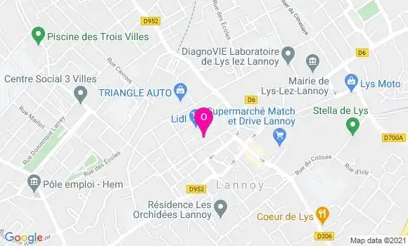 Localisation Daphne Dekerle
