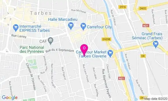 Localisation Caroline Barreau