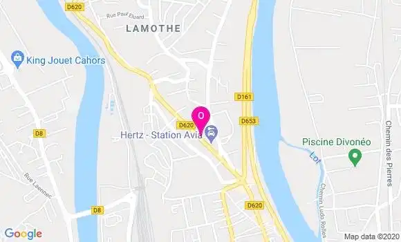 Localisation Delphine Courrier