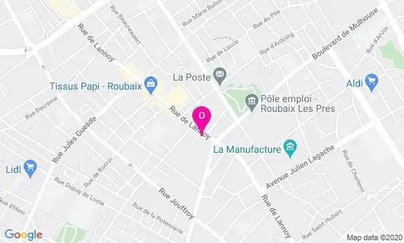 Localisation Pascaline De Decker