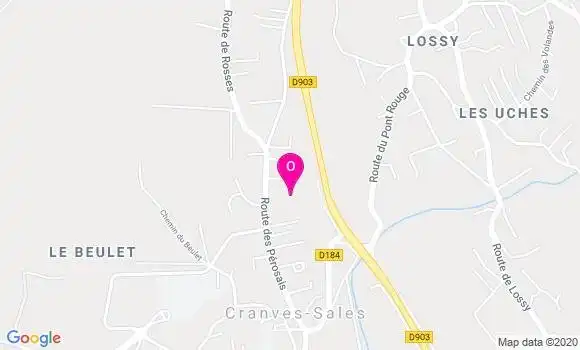 Localisation Maelys Bret