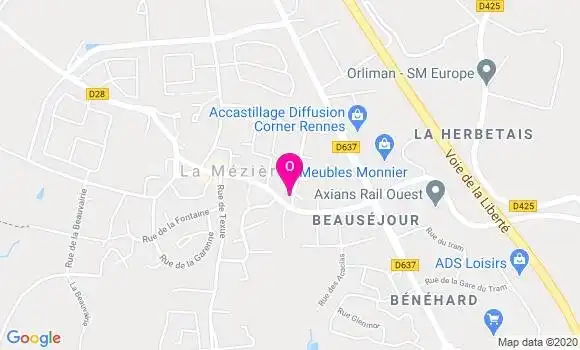 Localisation Rose Marie Debroize