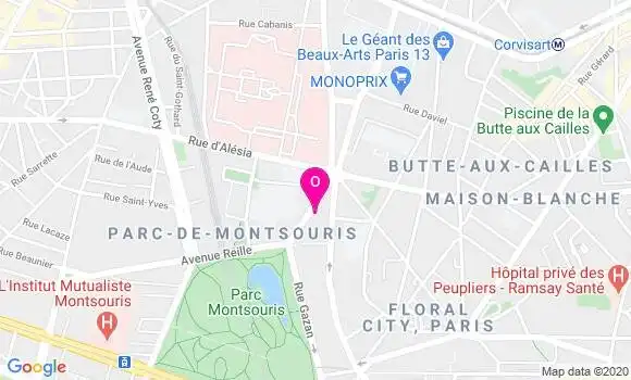 Localisation Camille Beurton