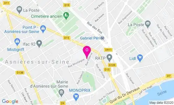 Localisation Martine Hamel