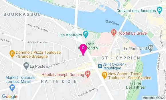 Localisation Jordane Fontaine Labatut