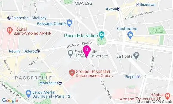 Localisation Mathilde Saul