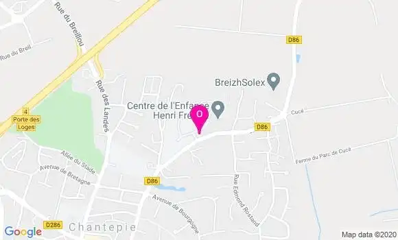 Localisation Laurence Brun