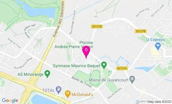 Localisation Sylvie Andre