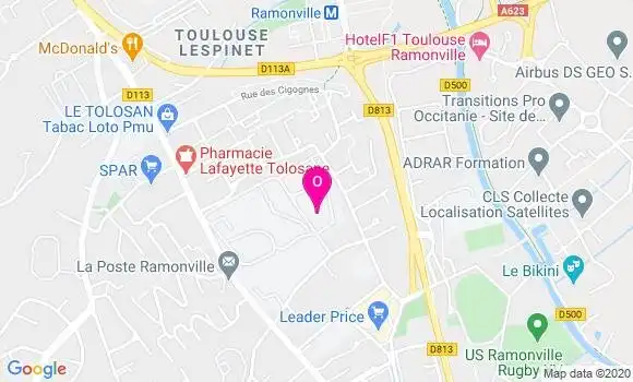 Localisation Flore Pollard