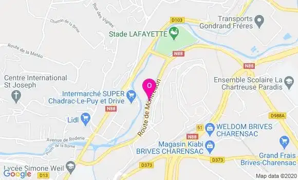 Localisation Marie Christine Miramand
