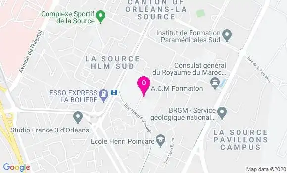 Localisation Marion Petit