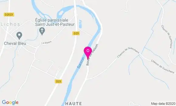 Localisation Lauriane Bourdais