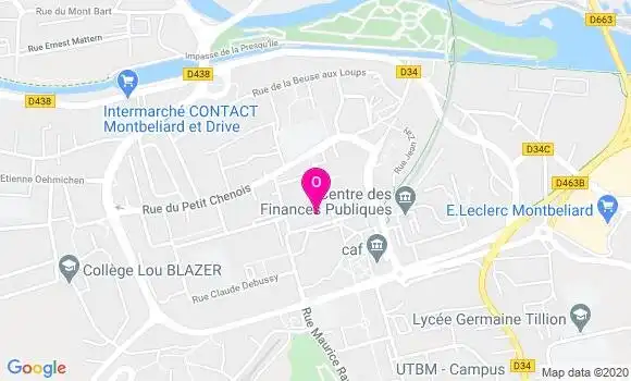 Localisation Genevieve Brunet