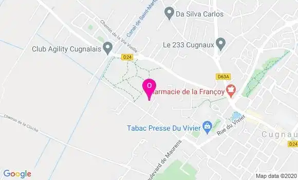 Localisation Anne Lise Raynaud