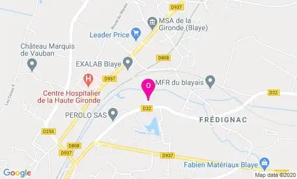 Localisation Elodie Soustre