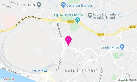 Localisation Muriel Pebe
