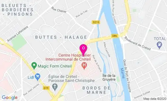 Localisation Anicée Prevost