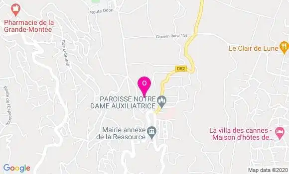 Localisation Rachel Fradet