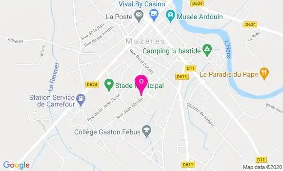 Localisation Aurelie Bridault Ah Kow