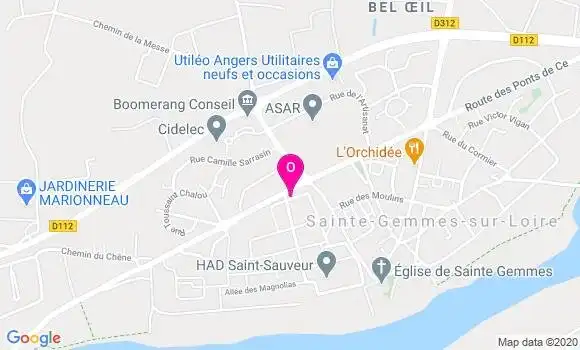 Localisation Perrine Buchot