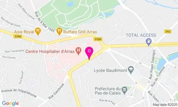 Localisation Amelie Vermeulen
