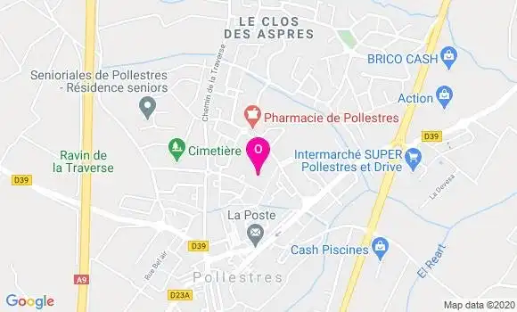 Localisation Catherine Barnedes