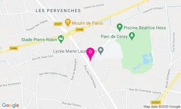Localisation Cristina Burat Cret