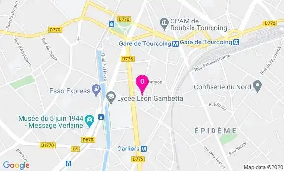Localisation Sylvie De Brabandere