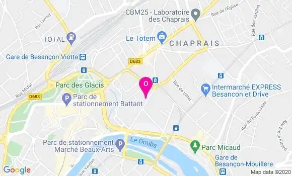 Localisation Madeleine Clement