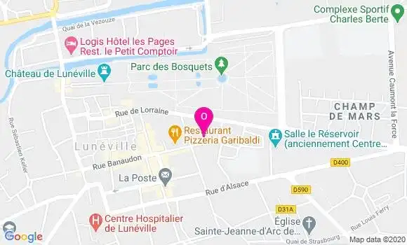 Localisation Sandra Strabach