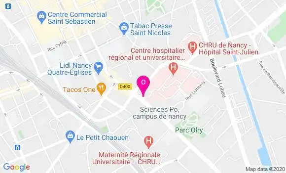 Localisation Catherine Courrier