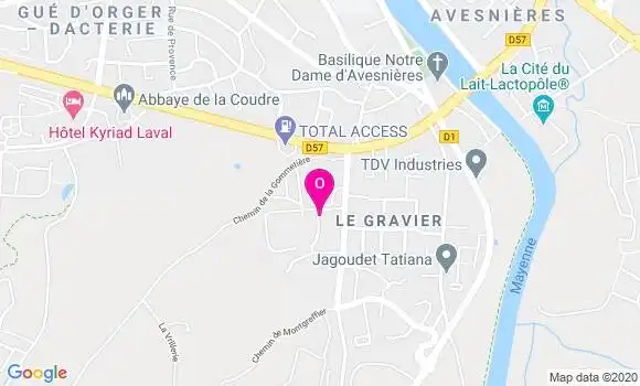 Localisation Sandrine Lamire