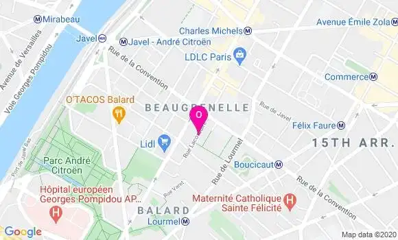 Localisation Catherine Milhet