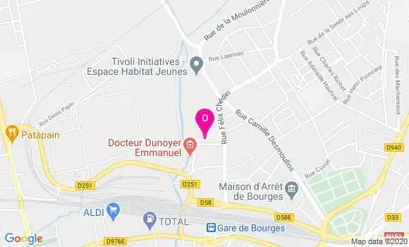 Localisation Marie Aleth Le Senechal