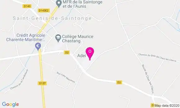 Localisation Brigitte Vanin