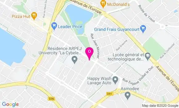 Localisation Valerie Damilaville