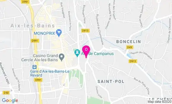 Localisation Camille Dullin
