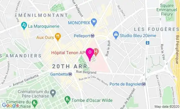 Localisation Helene Perennes