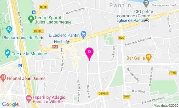 Localisation Odile Simon
