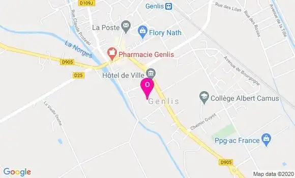 Localisation Odile Durand