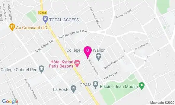 Localisation Myriam Mota