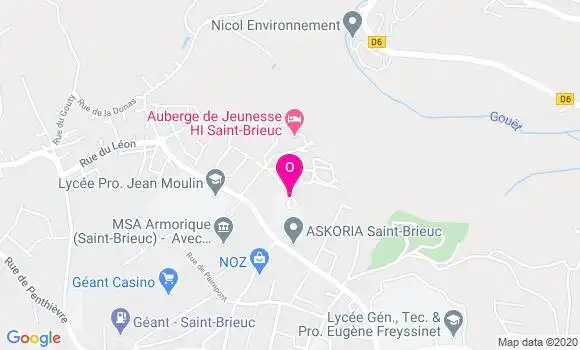 Localisation Blandine Crozier