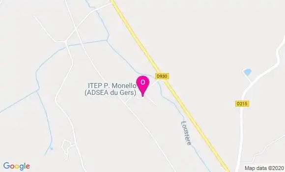 Localisation Ghislaine Bellier