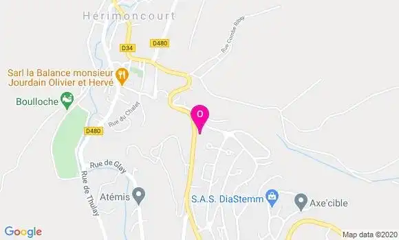 Localisation Astrid Leneveu