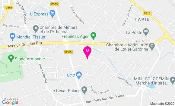 Localisation Martine Villaume