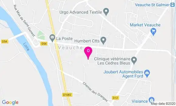 Localisation Genevieve Andre