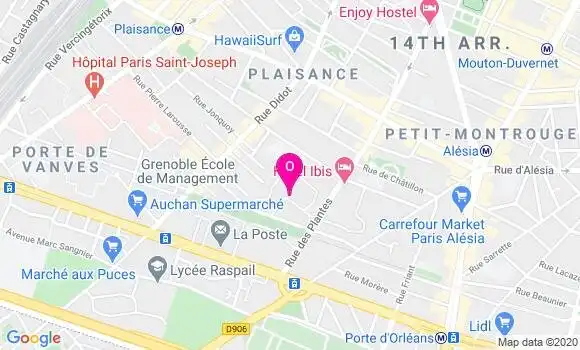 Localisation Hannah Bieche